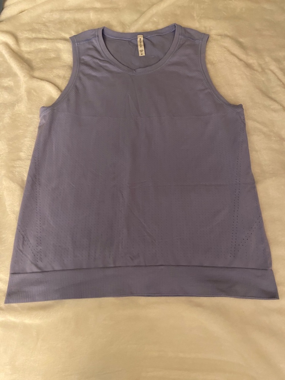 Athleta Perforated Lavender Performance Tank
